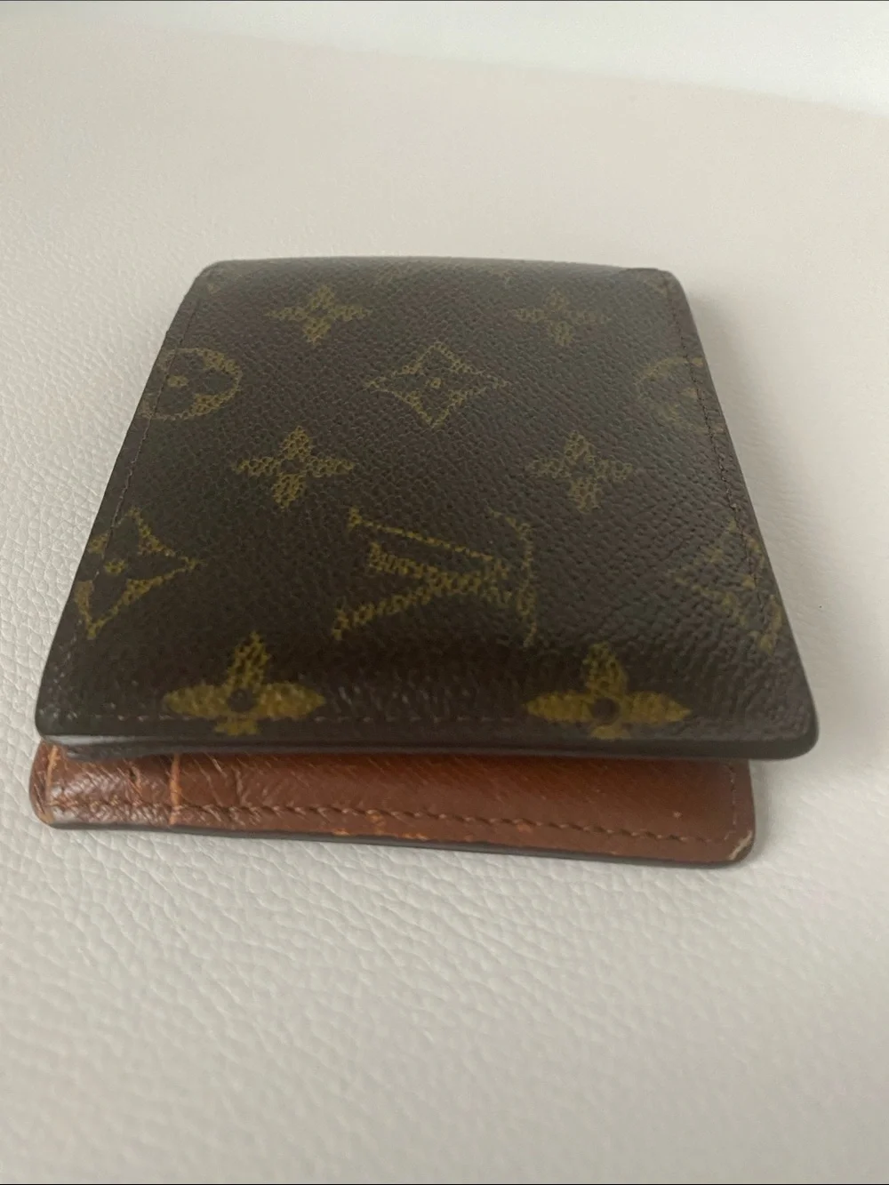 Men’s Or Women’s Louis Vuitton Brown & Gold Monogram Card Holder Wallet